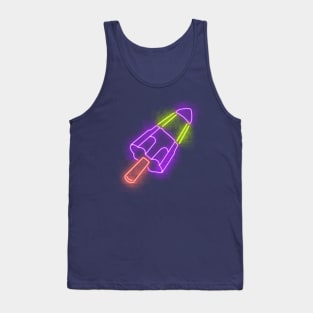 Neon ice rocket Tank Top